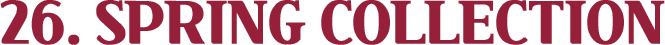 26 spring collection