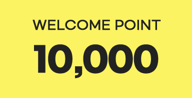 Welcome! 10,000포인트