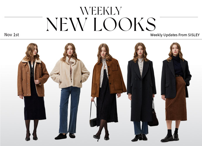 [시슬리] WEEKLY NEW LOOKS_NOVEMBER 1st